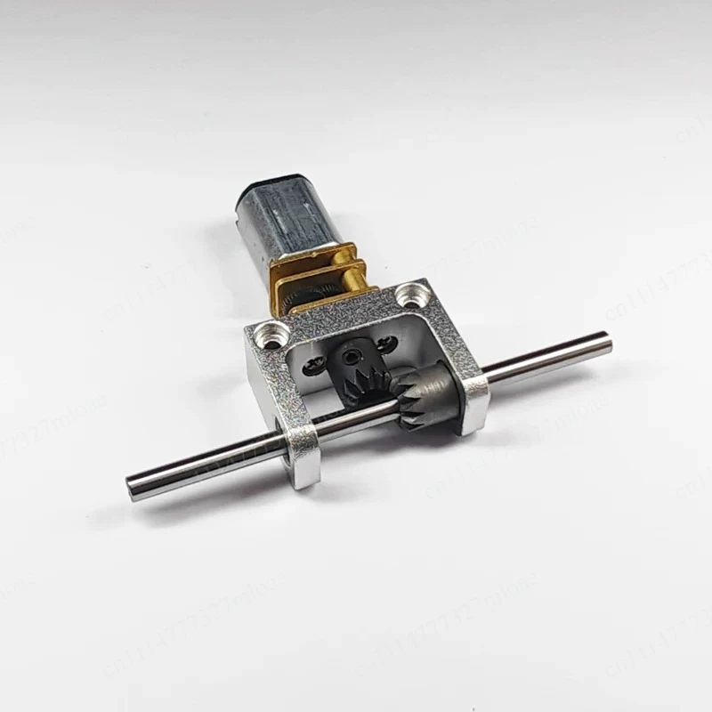 2/3Mm shaft N20 motor rear axle power transmission box 90 degree 1:1 bevel gear box bevel gear T commutator