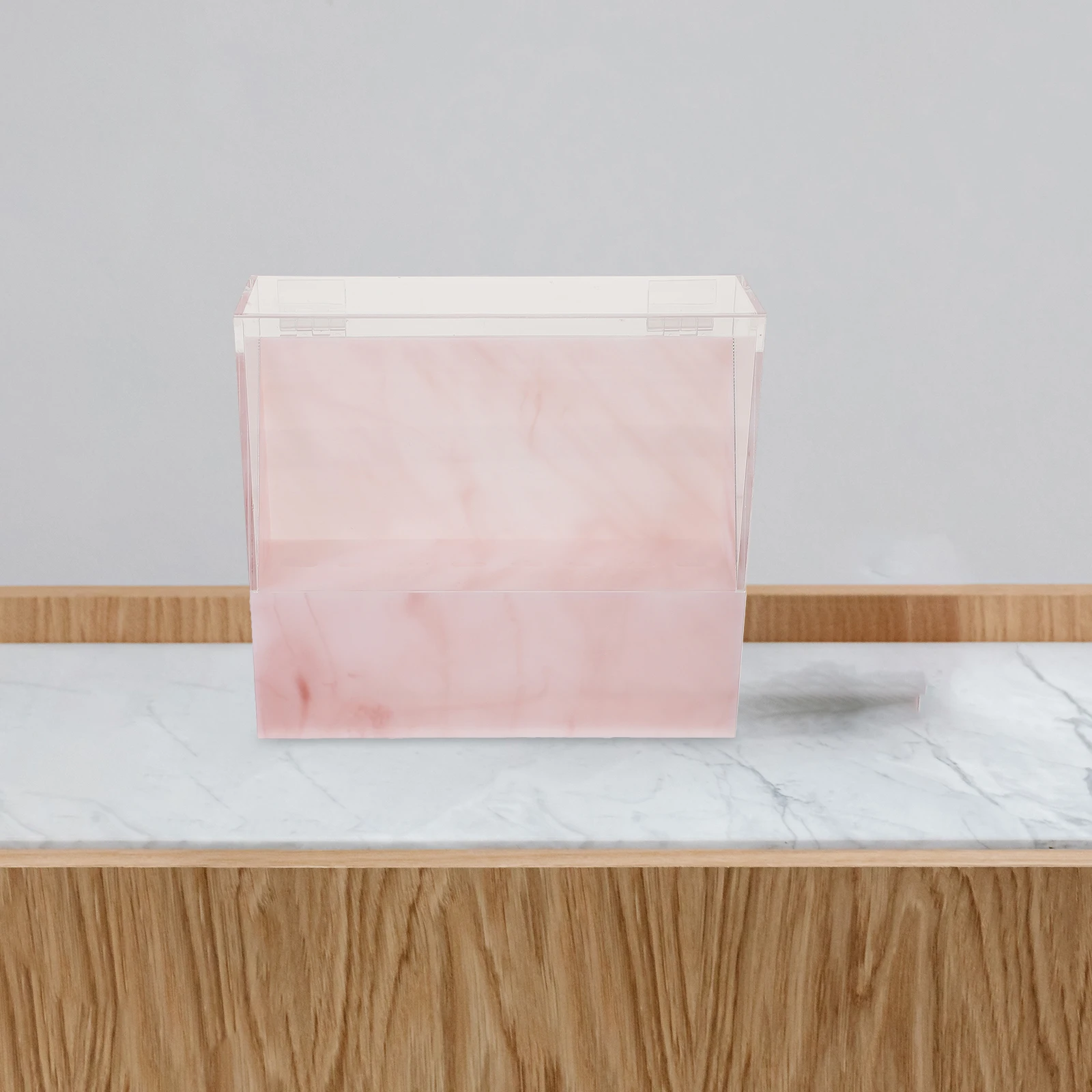 

Acrylic Makeup Box Eyelash Tweezers Storage Tweezers Storage Case Display Stand Pink Beauty Organizer Case Salon Home