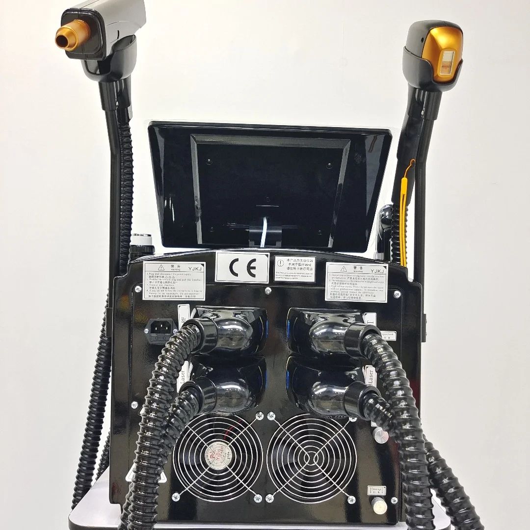 Novo 4 em 1 soprano titânio gelo platina diodo 4 comprimento de onda laser nd: yag rf ipl opt máquina indolor máquina de remoção do cabelo 2026