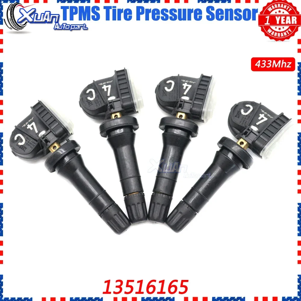 Xuan TPMS Sensor Tire Pressure Monitoring System 13516165 for BUICK ENCLAVE CADILLAC CT6 XT4 CHEVROLET CRUZE MALIBU GMC TERRAIN