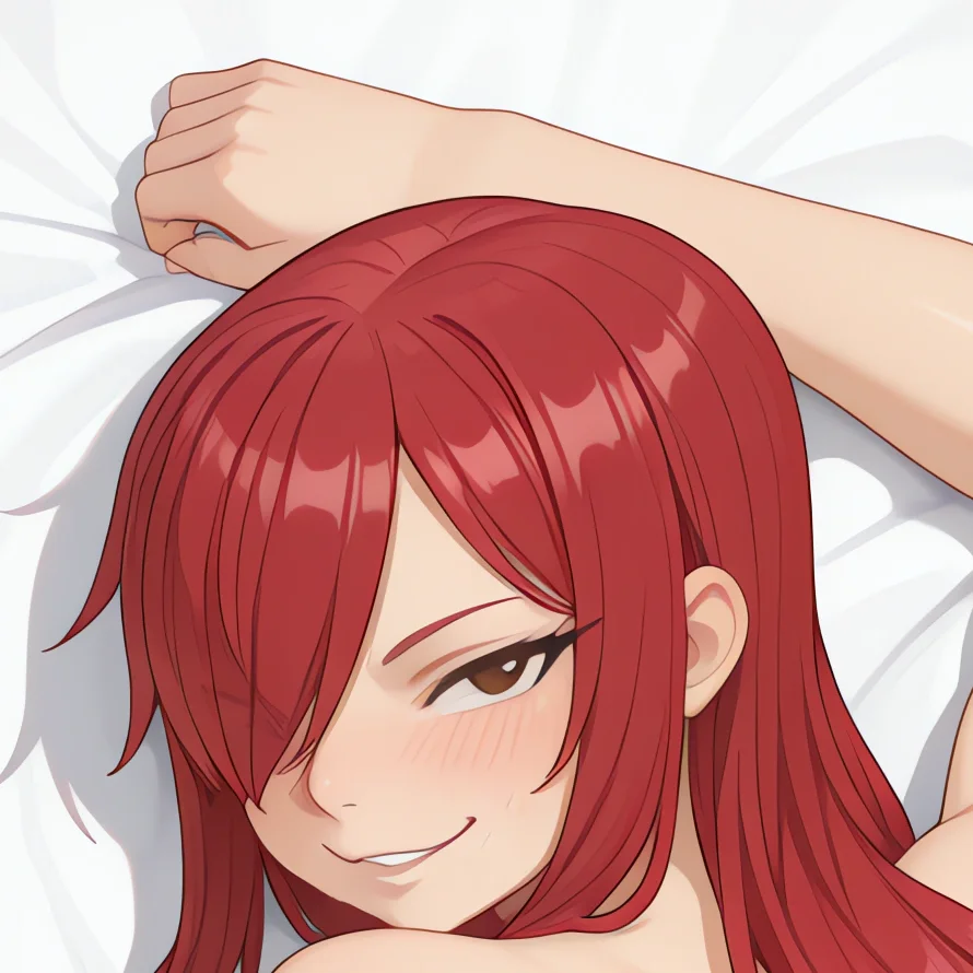 Erza Scarlet Dakimakura anime DIY girl Double-sided Print Life-size body pillows cover Adult pillowcase