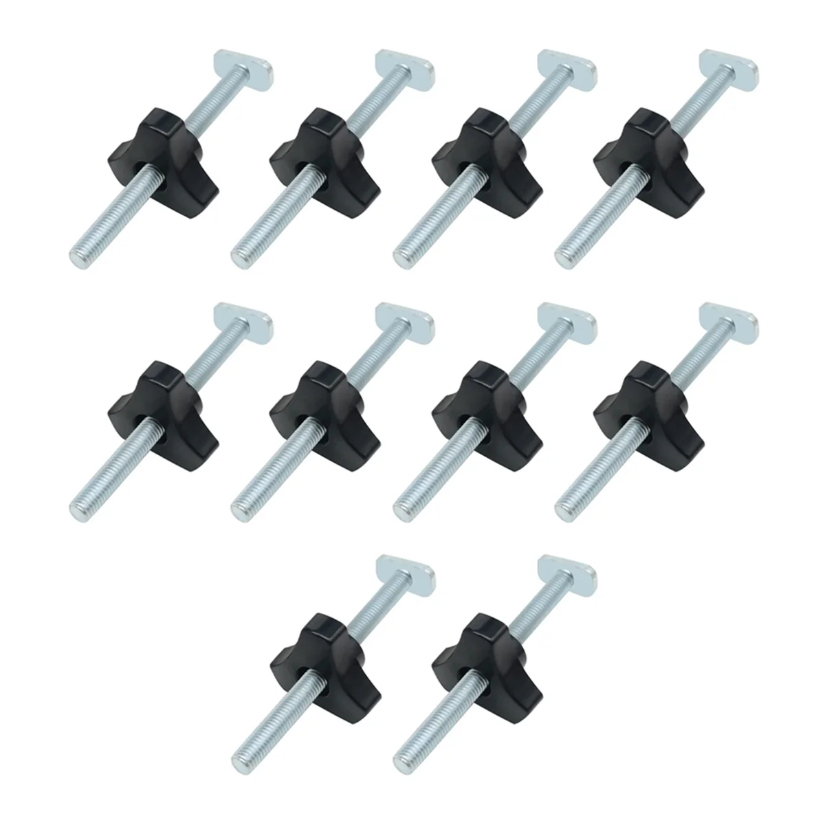 T Track Bolts Knob Kit Miter Track Sliding Nut T-Slider T Slot T Bolt for Woodworking Jigs Fixtures Tools Kit