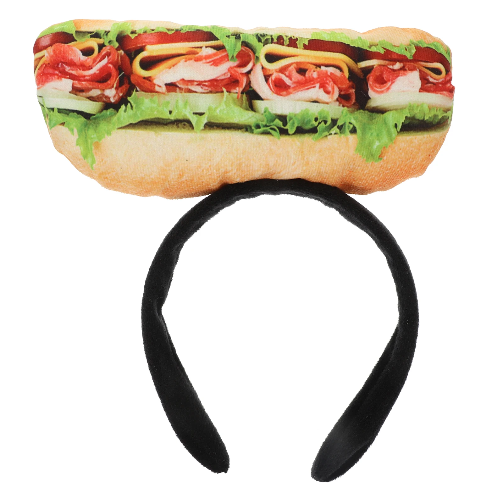 

Sandwich Headband Cute Food Hairband Comfortable Lightweight Role-Playing Festival Party Hair Accessory Sandwich Headband
