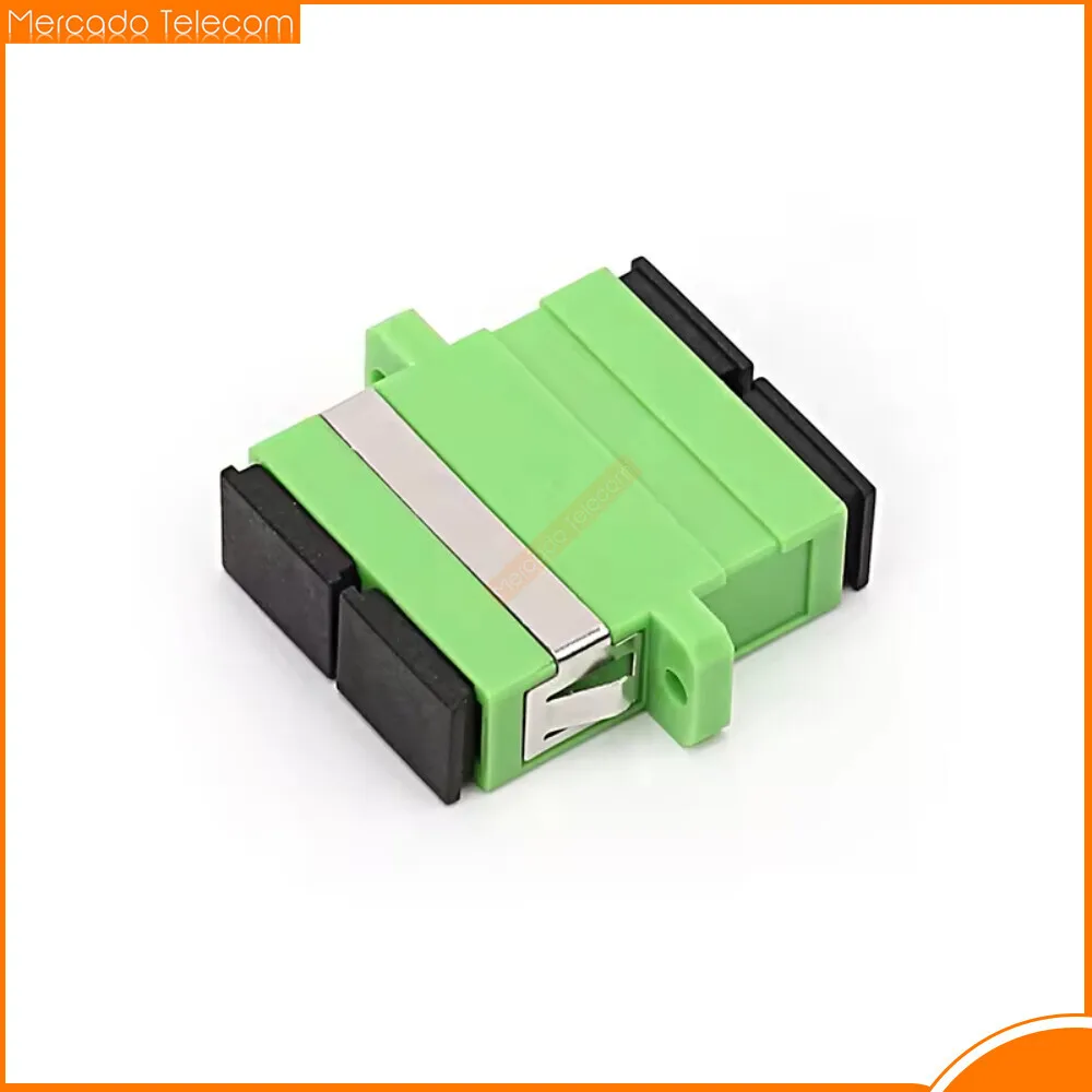 

10Pcs SC APC Duplex single-mode Fiber optic Adapter SC Optical fiber coupler SC APC Fiber flange SC connector