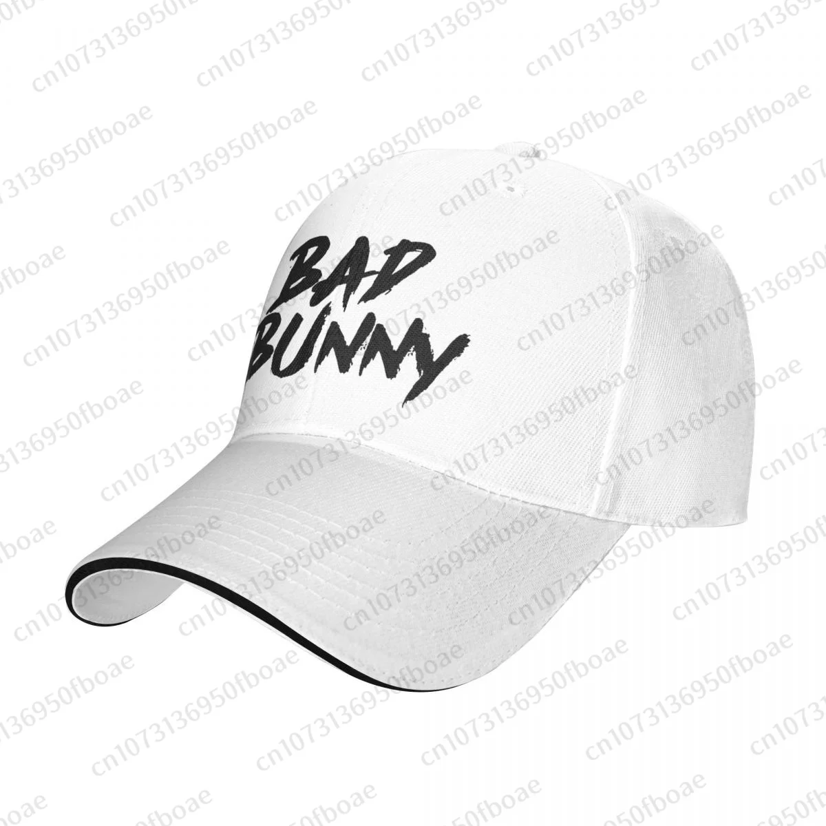 Bad Bunny Logo Baseball Caps Hip Hop Sandwich Cap Men Women Adjustable Outdoor Sport Hats