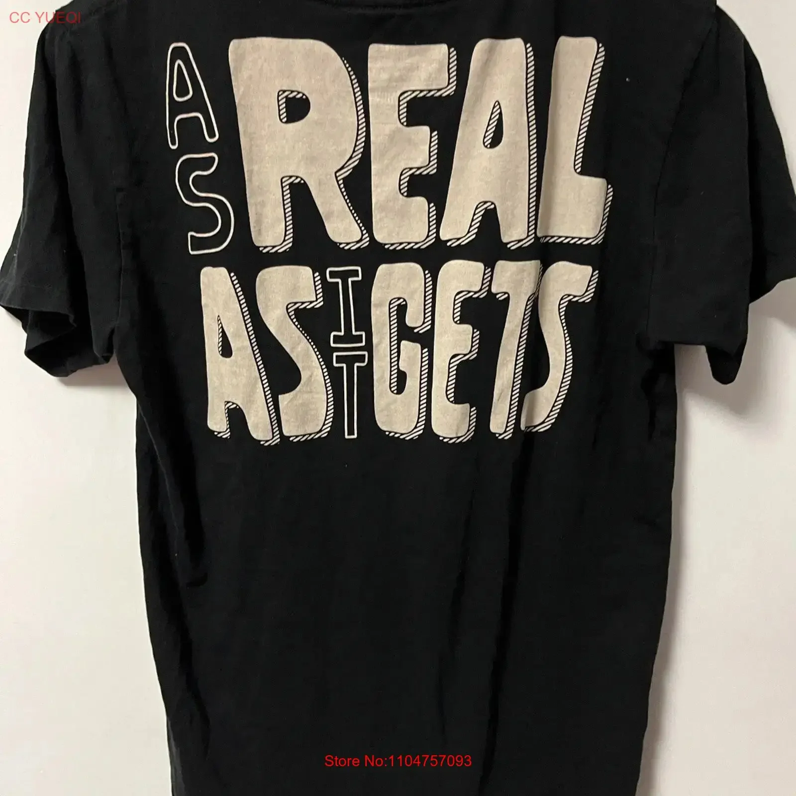 Chipotle Restaurant As Real It Gets Employee T Shirt Size S Small Adult vintage Washed Breathable homme designer clothes