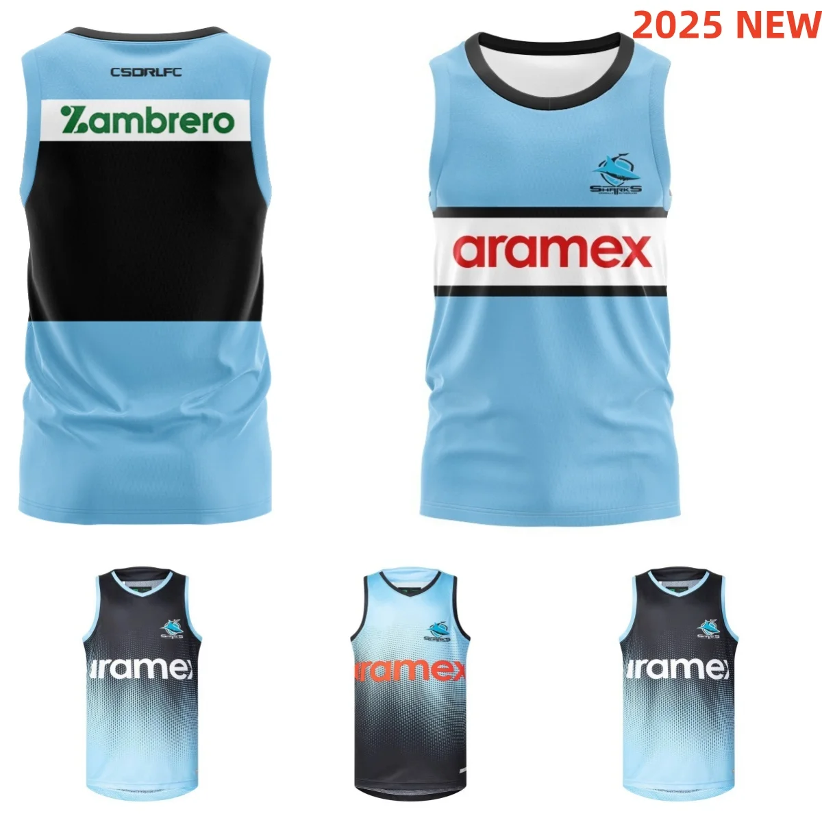 Cronulla Sutherland Sharks 2025 Home Singlet