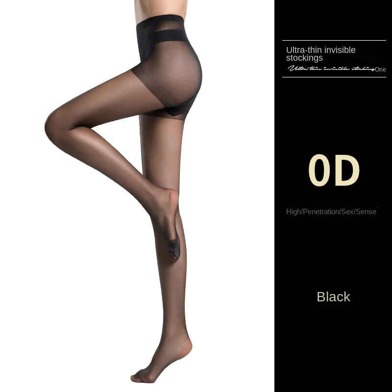 Sheer Black Pantyhose Denier Run-Resistant Non Slip Waist Ultra Thin Tights For Women With Comfort Toe Multiple Styles (15D/80D)