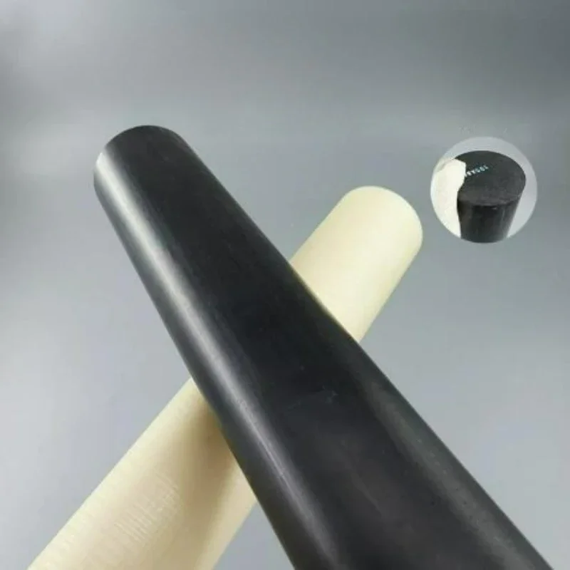 ABS-Kunststoff-Rundstange, Durchmesser 3–35 mm, Länge 500 mm, schwarz-beige Stange, hohe Härte für CNC-Bearbeitung, Industrie und Heimwerkerprojekte. – Detail 3