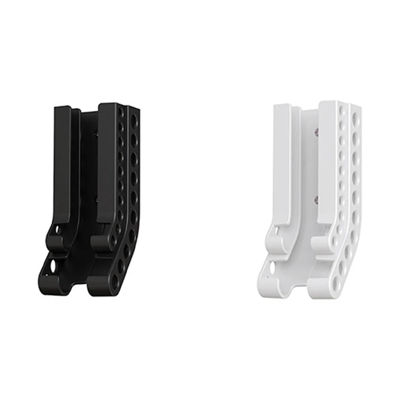 AA/AAA แบตเตอรี่ Storage Bracket COMBINATION แบตเตอรี่กล่องเก็บแบตเตอรี่ Wall Storage Bracket สีดําทนทานติดตั้งง่าย
