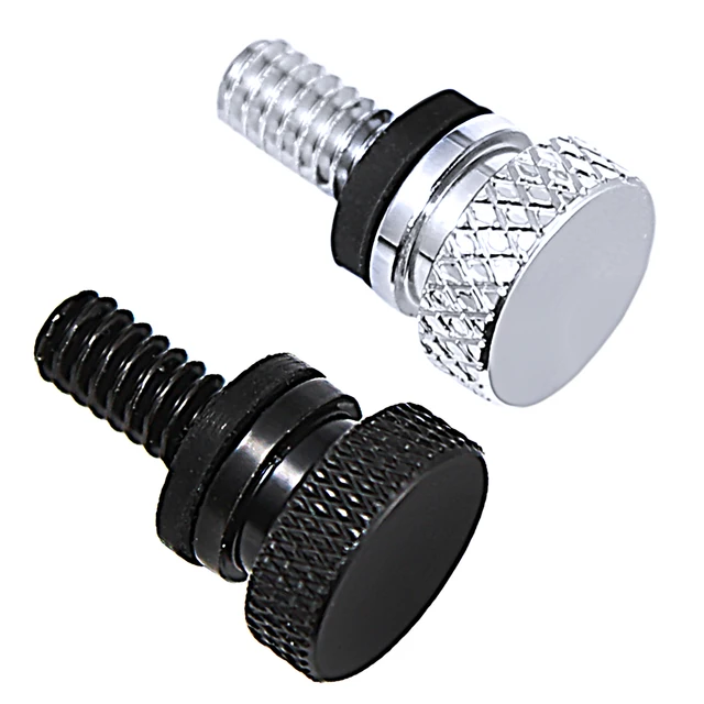 Tylna mała śruba siedzenia aluminiowa śruba błotnika gumowa podkładka dla Harley Sportster 883 1200 Touring Dyna Softail przemieszczanie się po ulicy 1996-2023