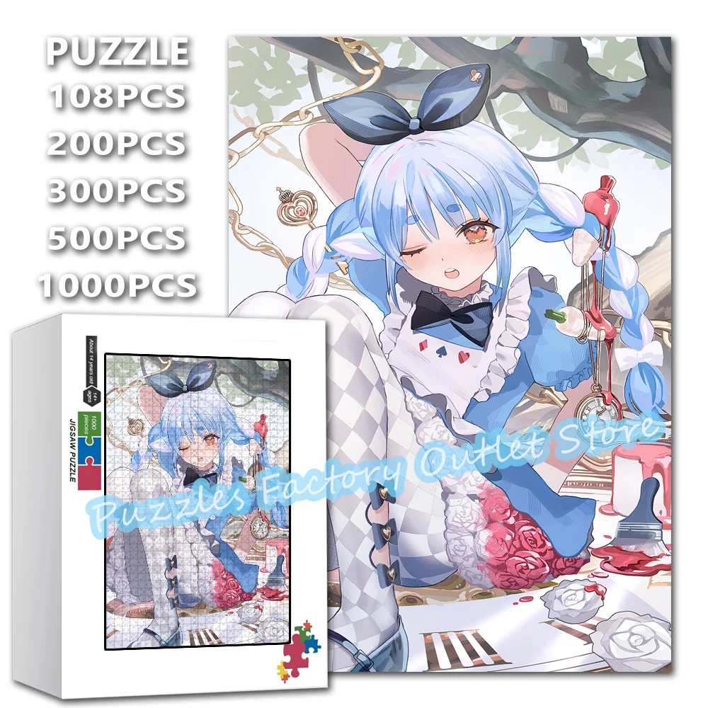 

Красота Девушка Алиса Принт Пазл Дисней Мультфильм Аниме 108/200/300/500/1000 Шт. Пазлы Семейная Игра Декомпрессия Подарки