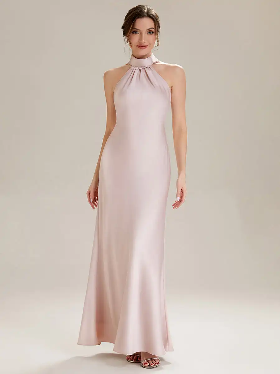 sleeveless-halter-neck-fishtail-floor-length-dress-with-thigh-high-slit-bridesmaid-dresses
