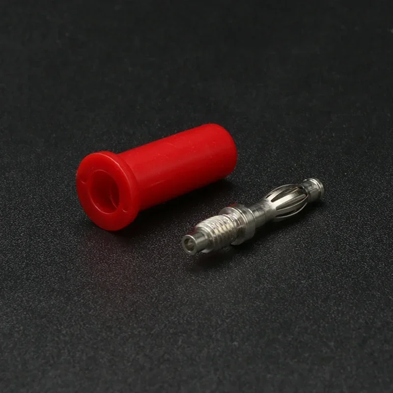 4mm Pure Copper Wire Binding Post Banana Socket Plug Head Fixed Terminal Panel Mount Adapter Insulated Connector Splice 10A