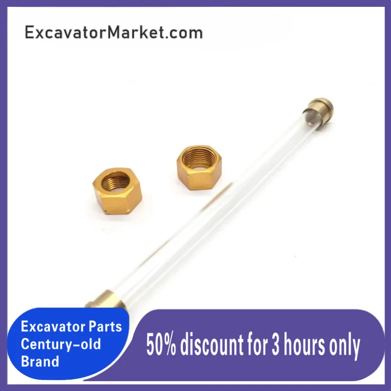 Excavator Accessories Komatsu 120-6 60-7 200 220 360-8 display tube pump oil dipstick hydraulic oil tank scale