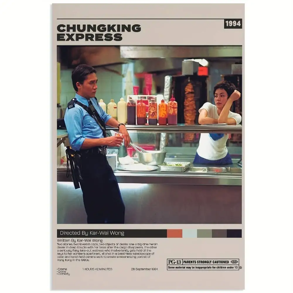 Chongqing Story Wall Art Poster Unframed Inch Vintage Movie Print Decor For Home Office Gift For Film Fans