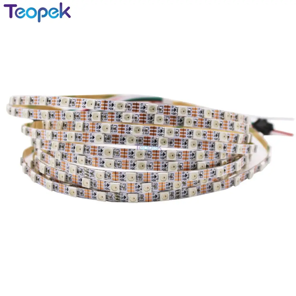 3mm/4mm/5mm Narrow Width PCB WS2812B Pixel LED Strip Individually Addressable RGB Pixel Strip IP20 5V 60leds/m