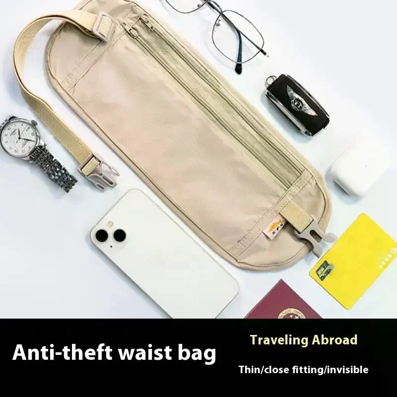 

Invisible Travel Waist Packs Pouch For Passport Money Belt Bag Hidden Security Wallet Gift Travel Bag Chest Pack Money Waist Bag
