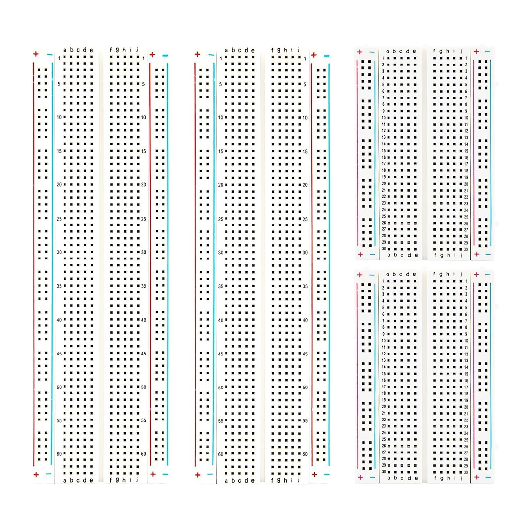 1PCS Breadboards 830 Point 400 Point Solderless Breadboards for Raspberry Pi Arduino Proto Shield Distribution Connecting Blocks