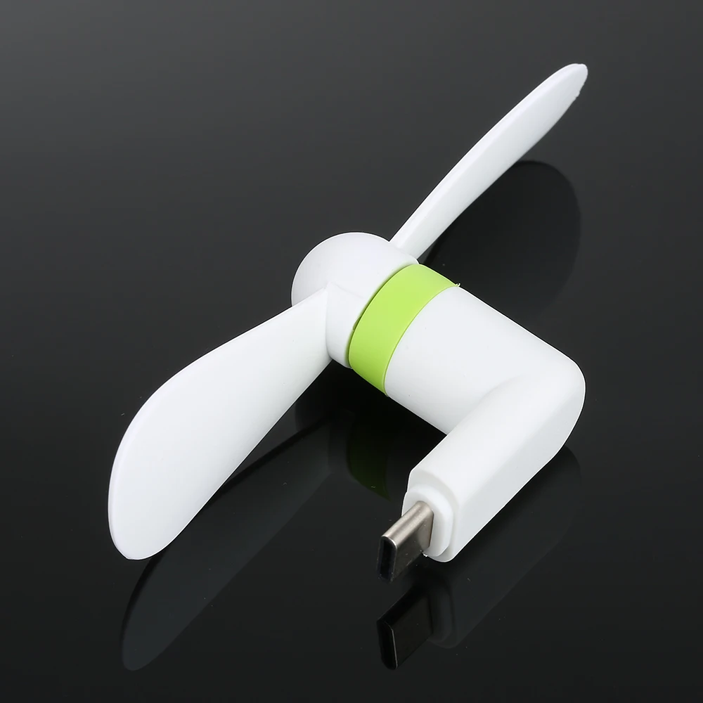 Portable Mini Fan USB 3.1 Type C Port Mobile Phone Fan Cooling Fan 5V 1W Low Power Suitable For Tpye C Smartphone Accessories