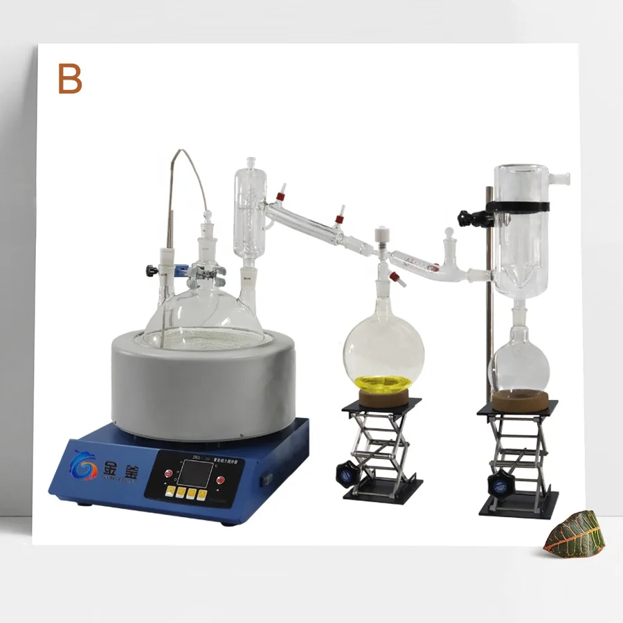 

New Type Continuous Collection Lab 5l Vacuum Short Path Distillation Turnkey