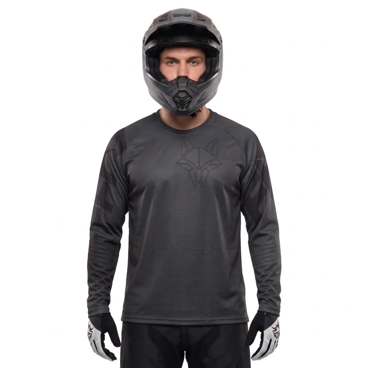 Hot Selling Unisex MX Motocross Jersey Reflective Quick Dry Long Sleeve Loose Fit FR Dirt Bike Off Road Riding Shirt