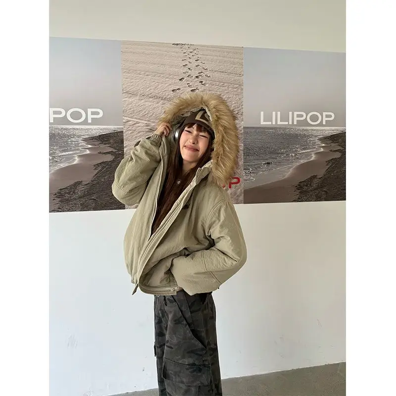 

Parka Original Womens Jacket Keyhole-Back Kimono-Sleeve Knee-Covering Knitted-Trim Knitwear-Inspired Knotted-Tie Kick-Pleat Vibe