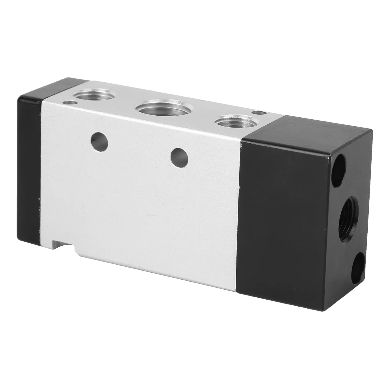 Pneumatic Control Valve, 2-Position 5-Way Pneumatic Control Valve Air Valve Aluminum Alloy Mechanical Accessory