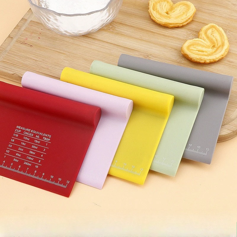 Graduated silicone flour dough cutter butter flour spatula baking all-inclusive silicone spatula