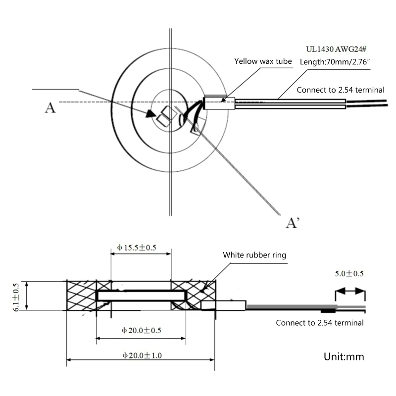 Universal Ultrasonic Maker Atomizer Film Plate Cerâmica Umidificador Acessório