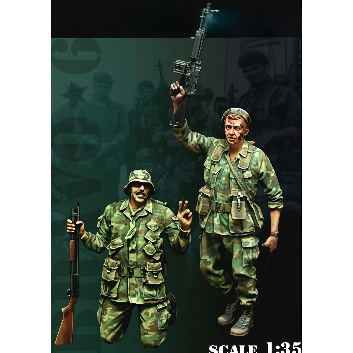

1/35 resin unpainted model kit, military theme, Navy SEAL unassembled and unpainted GK, BK712