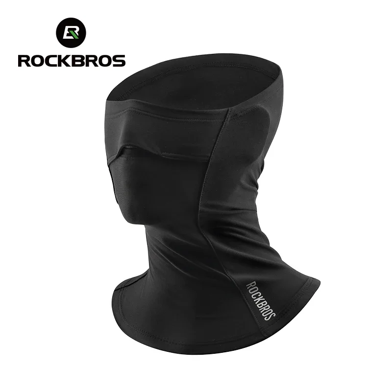 ROCKBROS Warme Winter-Fahrradmaske, Nase, atmungsaktiv, winddicht, für Herren und Damen, wärmerer Hals, Sportschals, Fleece, Fahrrad, Motorrad, Schal