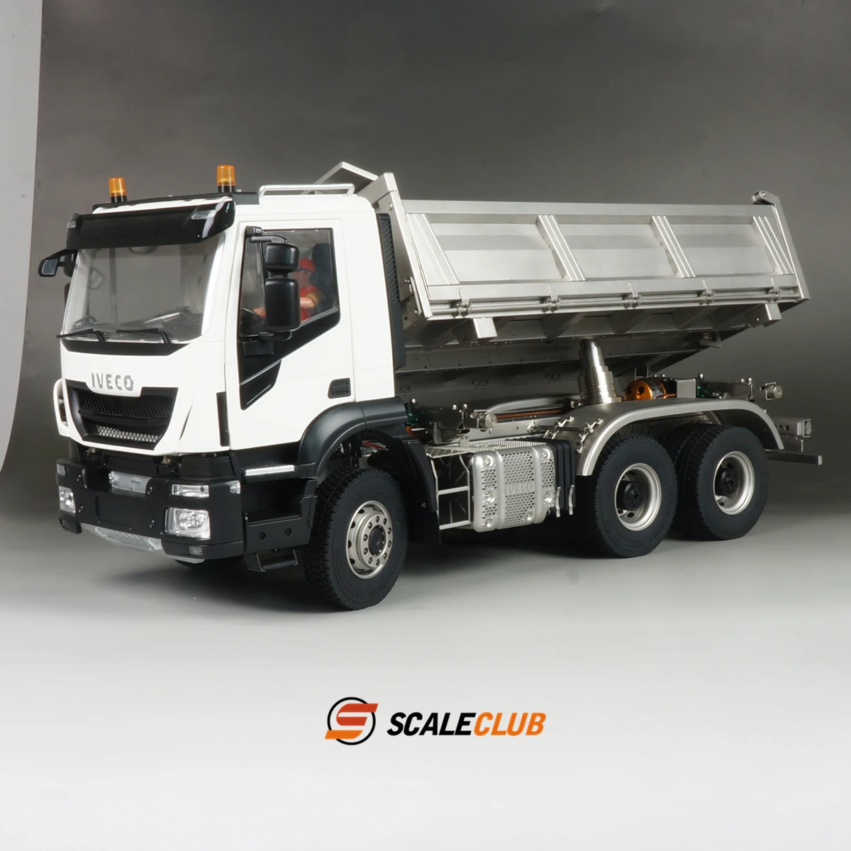 Scaleclub RTR-Lieferversion 1/14 6x6 vollmetall hydraulischer 3-Wege-Muldenkipper-LKW-Modell