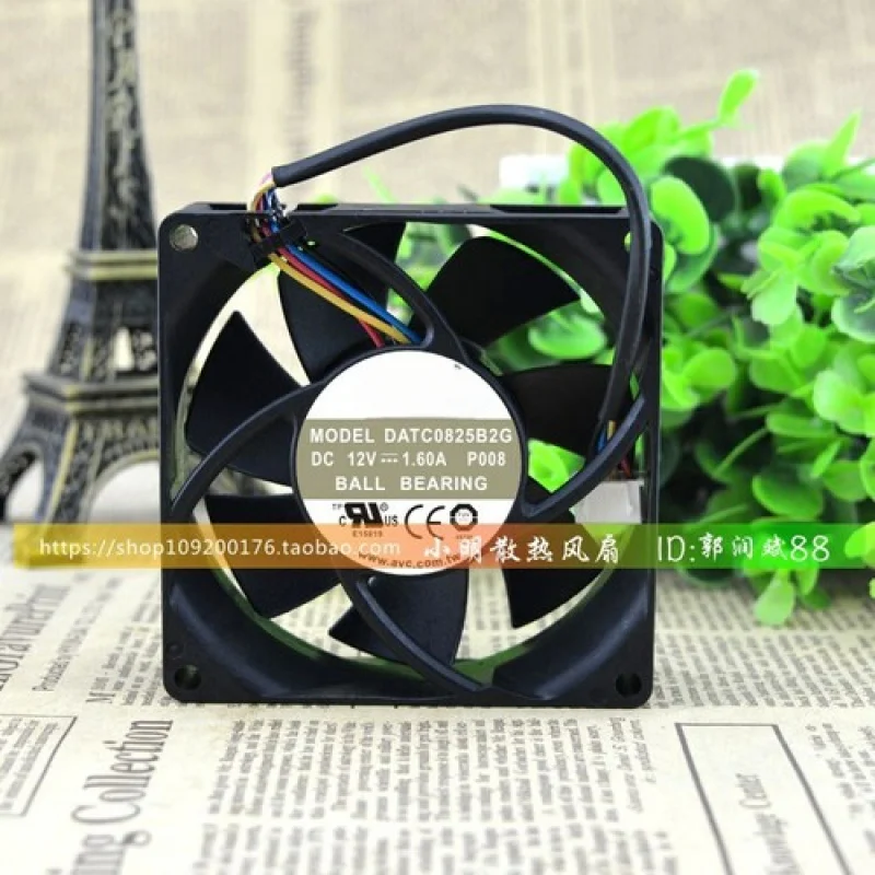 

L Высококачественный охлаждающий вентилятор DATC0825B2G 12 В 1,60 А 80*80*25 мм