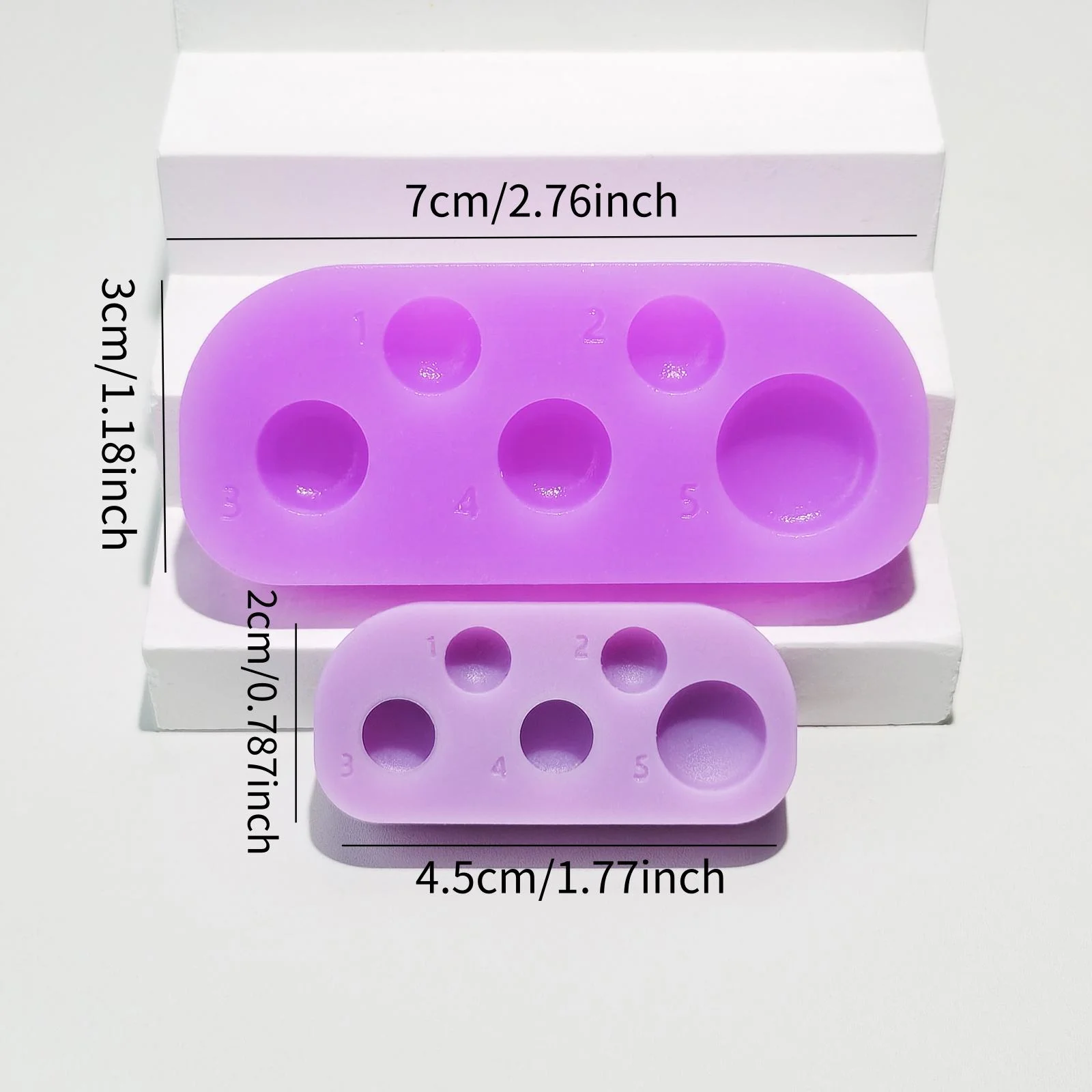 Libeauty 1Pc Rectangular Silicone Palette 5 Function Tray For Lash Lift And Tint Brow Lamination Eyelashes Perm Pads Makeup Tool