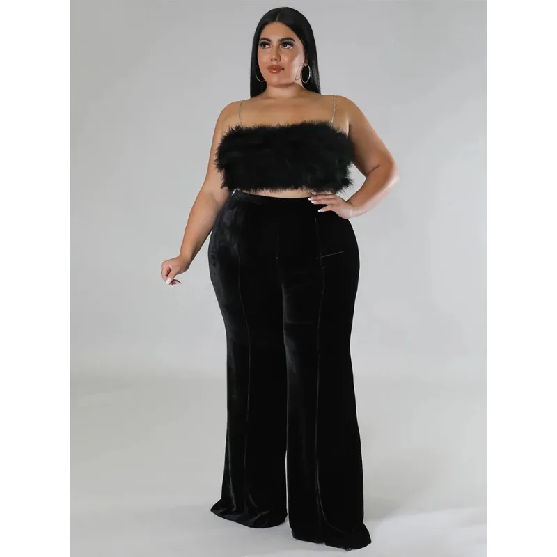 

Элегантные женские зимние новые спортивные штаны на открытом воздухе, толстые бархатные брюки, большие размеры, женские повседневные брюки прямого кроя