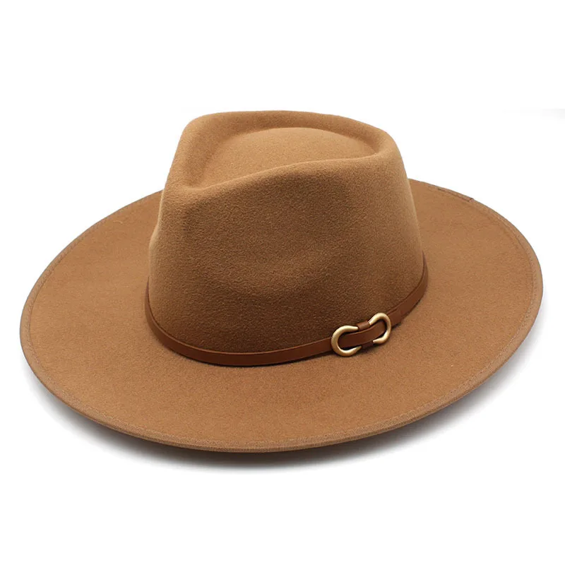 

Hat Autumn And Winter New Casual Retro Edging Flat Eaves Cap Fashionable Classy And All Matching Performance Fedora Hat