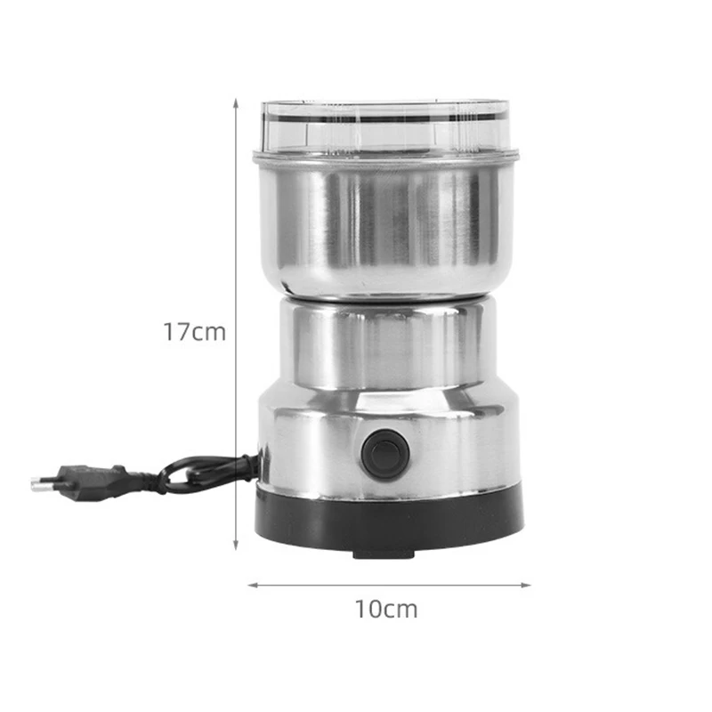 Mini Electric Grinder Household 300ml Ultrafine Baby Food Pulverizer Coffee Grinder Spice Pepper Grinder Grain Mill 2/4 Blades