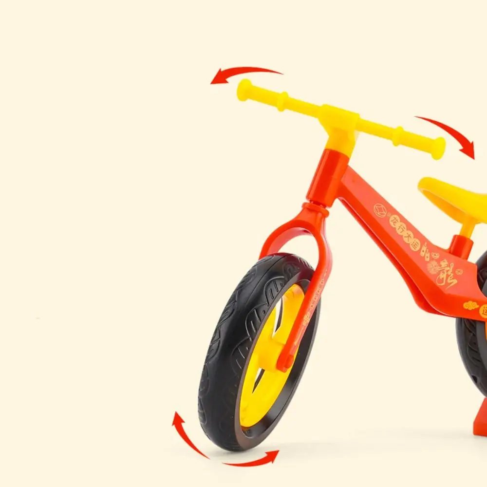 Children's Puzzle Toys Assembled Bicycle Toy Model Sliding Handmade DIY Mini Bike Plastic Toys Learning Fun Balance Car Toy