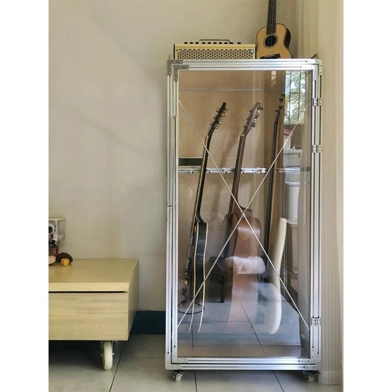 Simple figure model acrylic display cabinet, musical instrument storage display cabinet, collectible ornament cabinet