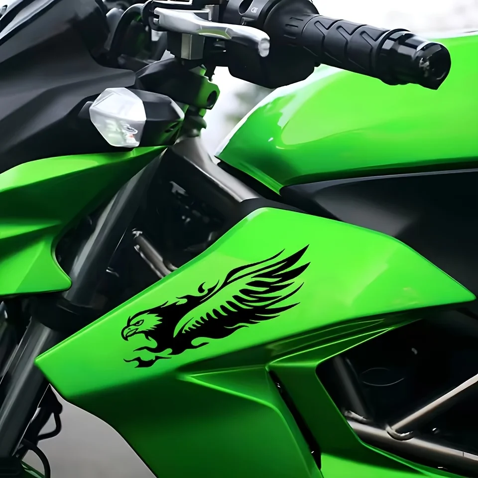 

Eagle Flames Reflective Car Stickers Decor Motorcycle Car Styling Accessories for MT07 for Z900 for DS900X