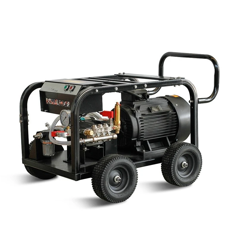 Cold water electric high pressure cleaner, hand push small household commercial car washing machine, car washing pump