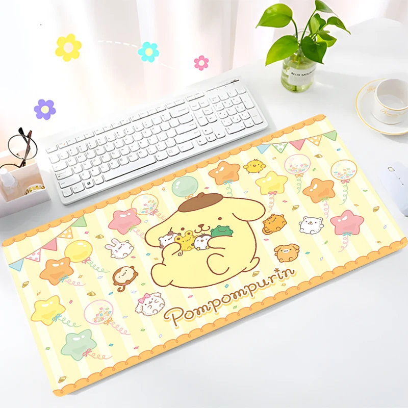 

Mouse pad Pom Pom Purin large Gaming Desk Mat Computer Keyboard desk pad Mats Home Decor Sanrio Cute Home Decor Girl gift