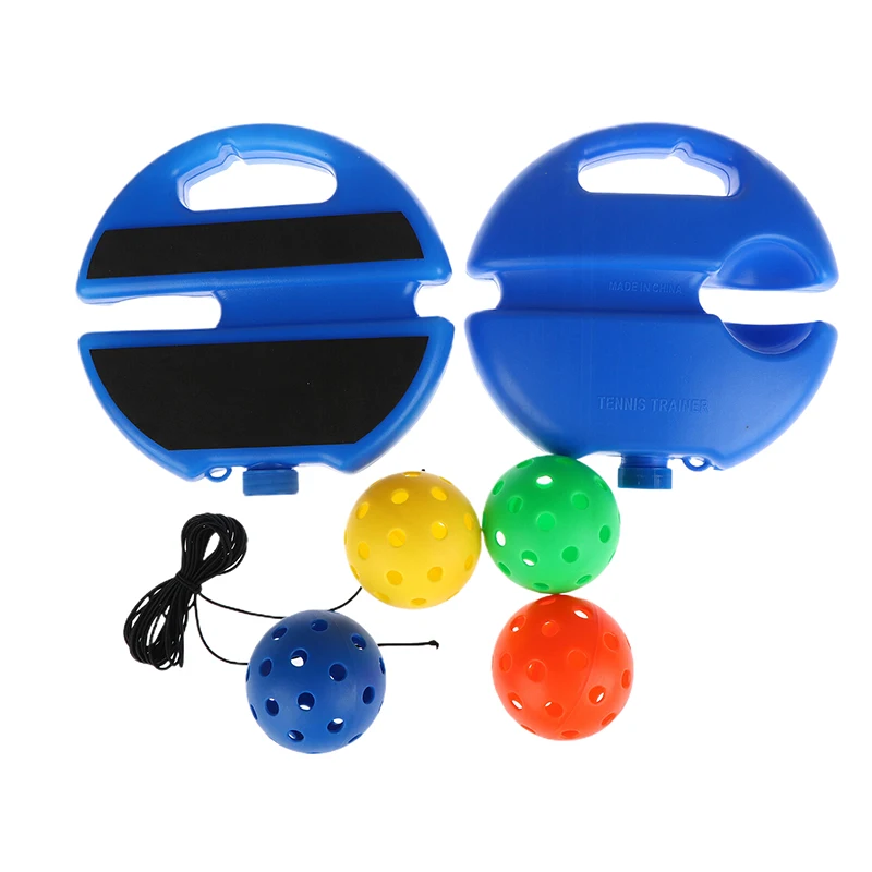 40-hole Pickleball Trainer With String For Single Player Pickleball Training Aid Adult Exercise Self-study Rebound Pickleball