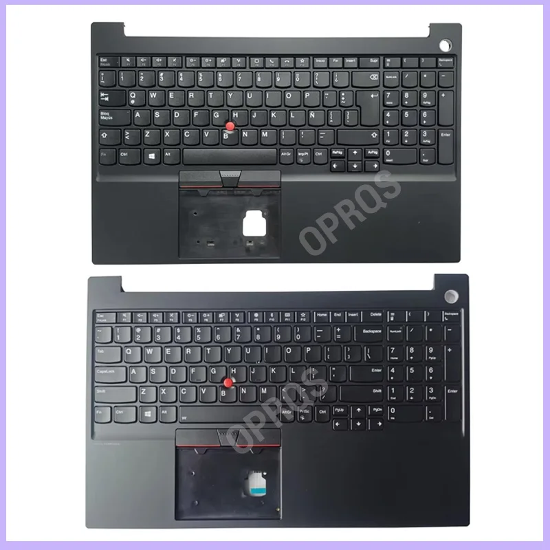 

Новинка для Lenovo ThinkPad E15 Gen1 Gen 2, американская/латиноамериканская/испанская клавиатура ноутбука, верхняя крышка упора для рук