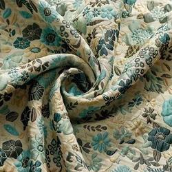 Small Flower Garden Style Yarn Dyed Embossed Jacquard Fabric Women's Luggage Dress Making Fabrics