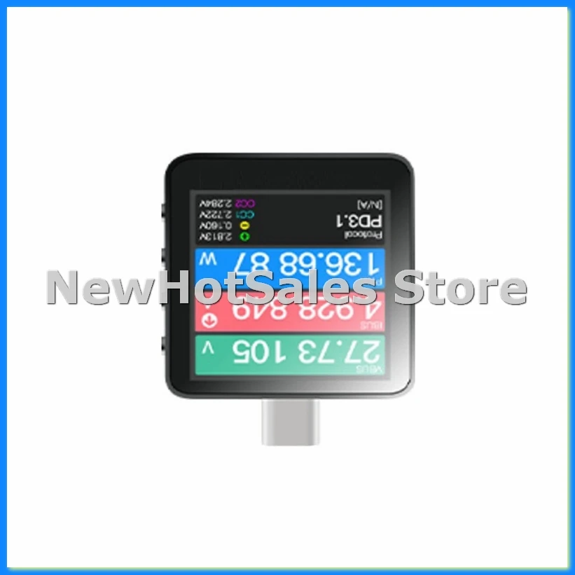 Power-Z KM003C Portable USB-C Fast Charging Tester PD3.1 QC5.0 Digital Voltmeter And Ammeter Power Bank Tester-A27I