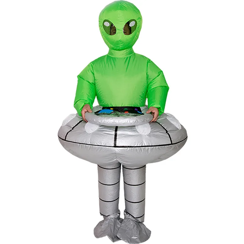 New ET Alien Inflatable Costume Funny Fancy Suits Dress Death Ghost Purim Halloween Carnival Anime Party Adult Cosplay Costumes image 3