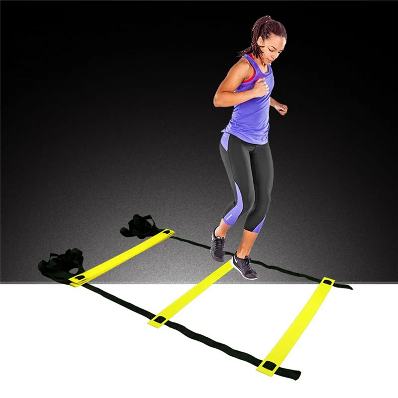 

ABHS-Футбольная тренировка 15 м веревочная лестница Agile Ladder Step Training прыгающая лестница энергетическая лестница