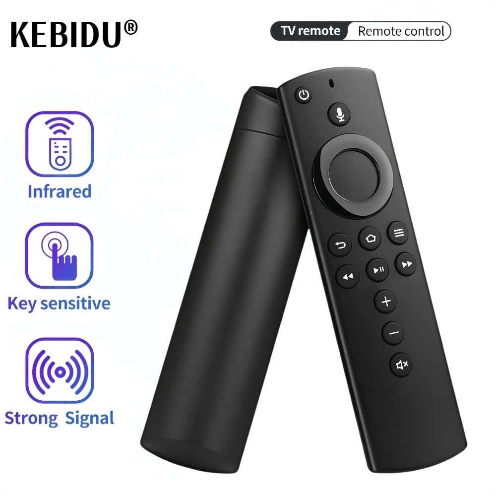 Replacement Voice Remote Control (2nd GEN) L5B83H with Power and Volume Control Fit for 2nd Gen Fire TV Cube and Fire TV Stick